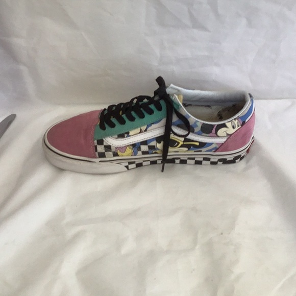 Vans Disney Off the Wall Old Skool 80's Mickey 9 M 10.5 W w/BOX - Picture 3 of 16